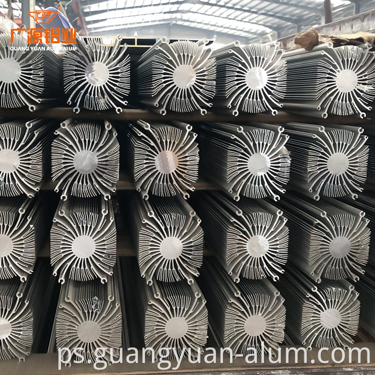 guangyuan aluminum co., ltd Aluminum Extrusion Heat Sink Aluminum Extruded Profile Heatsink Aluminum